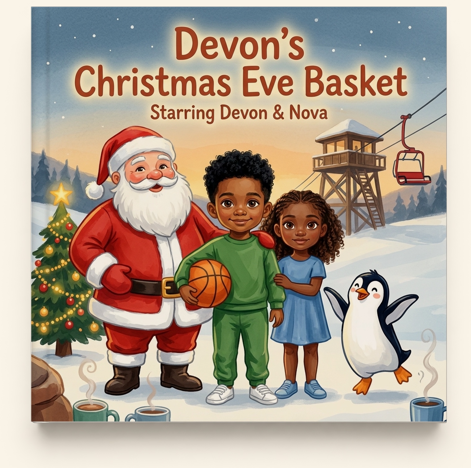 Sample personalized storybook: Devon's Christmas Eve Basket