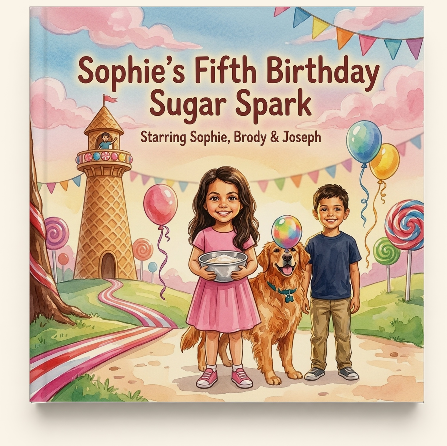 Sample personalized storybook: Sophie's Fifth Birthday