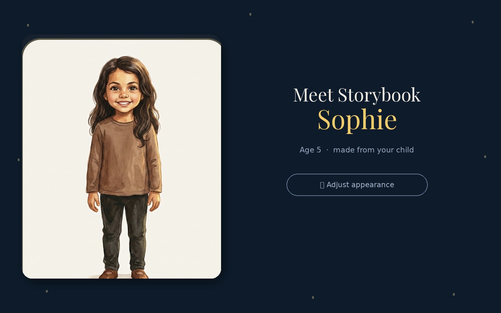 Sophie's storybook hero