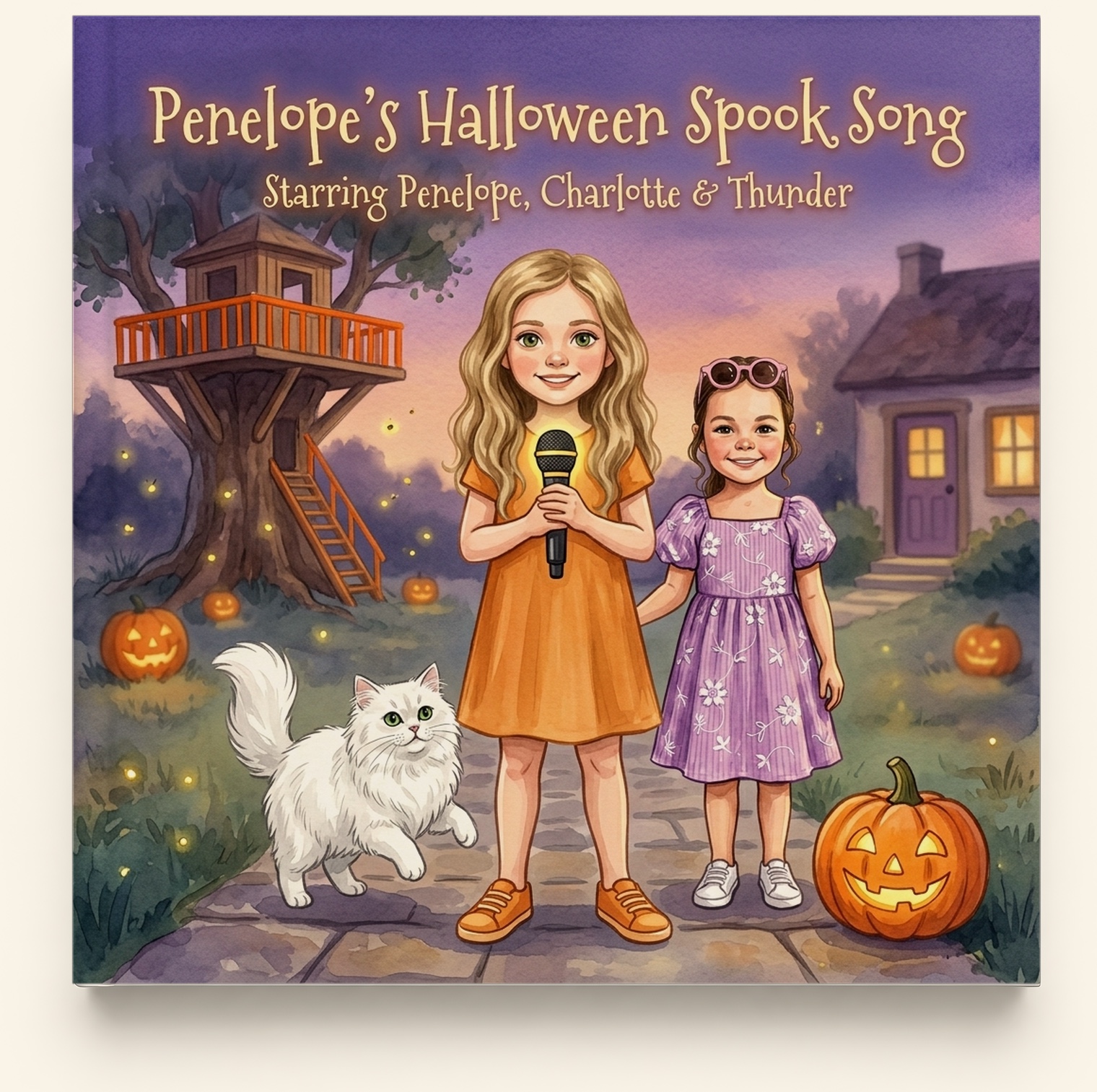 Sample personalized storybook: Penelope's Halloween Song Round